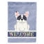 Polyester 2 côtés 40 x 28 po welcome drapeau maison-73943204