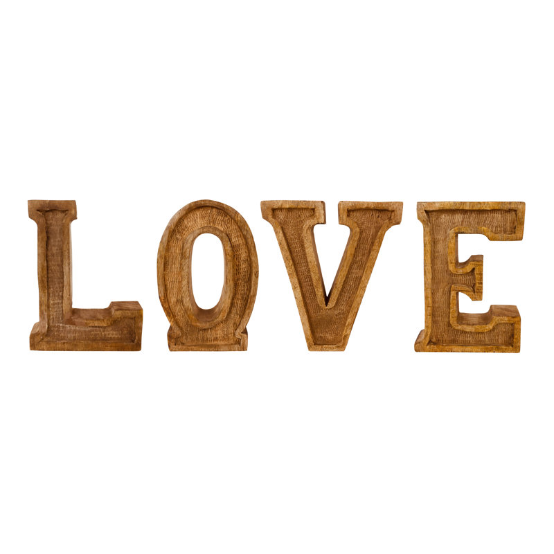 Galilea Text & Numbers Letter Block