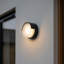 UltraBeam 6 Watt LED Round Outdoor LED Wall Light With Eyelid - 150mm Diameter-135318341