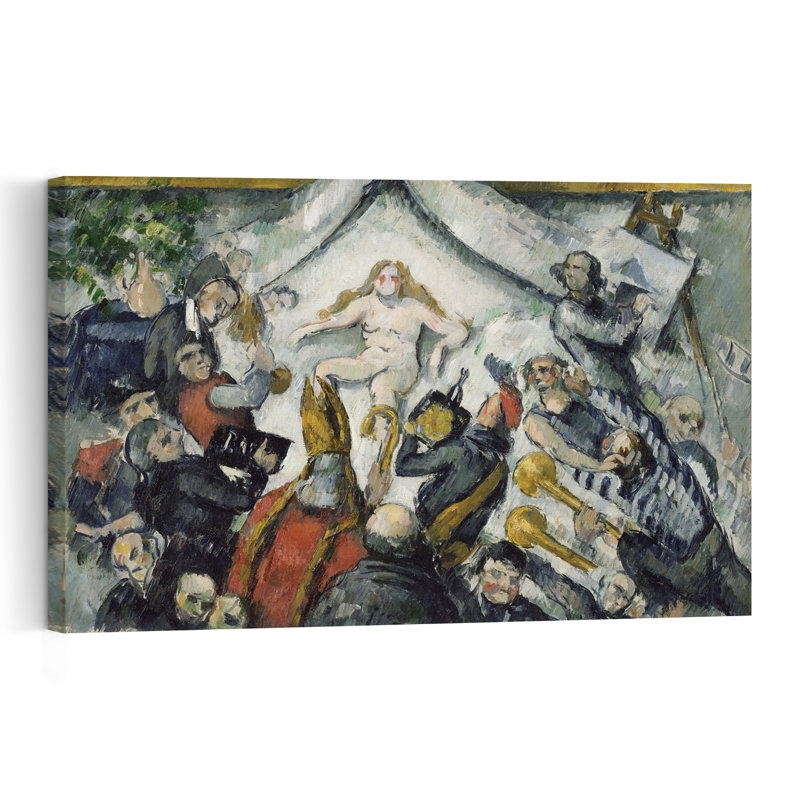 Féminin éternel, 1877, estampe d'art mural abstrait contemporain, H 12 po x l 18 po