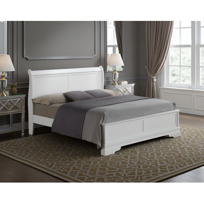 Cairns Black Queen Panel Bed