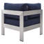 Ensemble de canapé modulaire d'extérieur en aluminium 6 pièces Shore Sunbrella-900823312