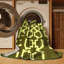 Tapis vert en treillis lavable à la machine-280386878