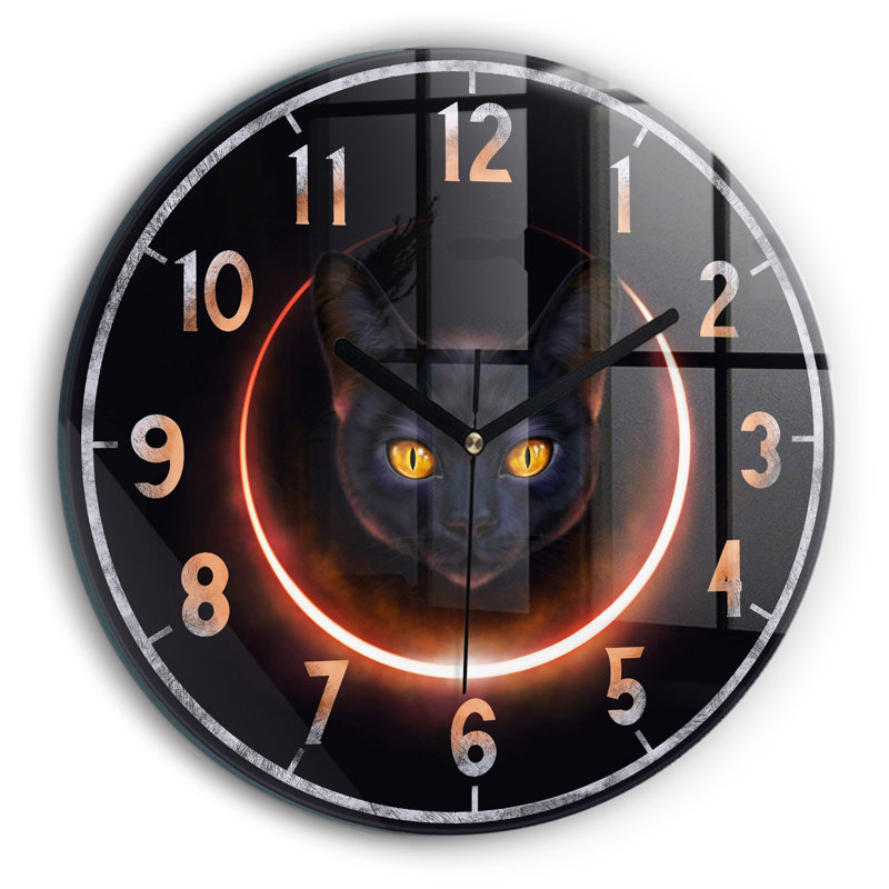 Glass Wall Clock