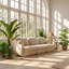 Cloud 105.1" W x 33.4" D x 37.4" H Chenille 3-Seater Modular Sofa