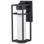 Lanterne murale d'extérieur à DEL H 16 po noir mat Lewter-286342543