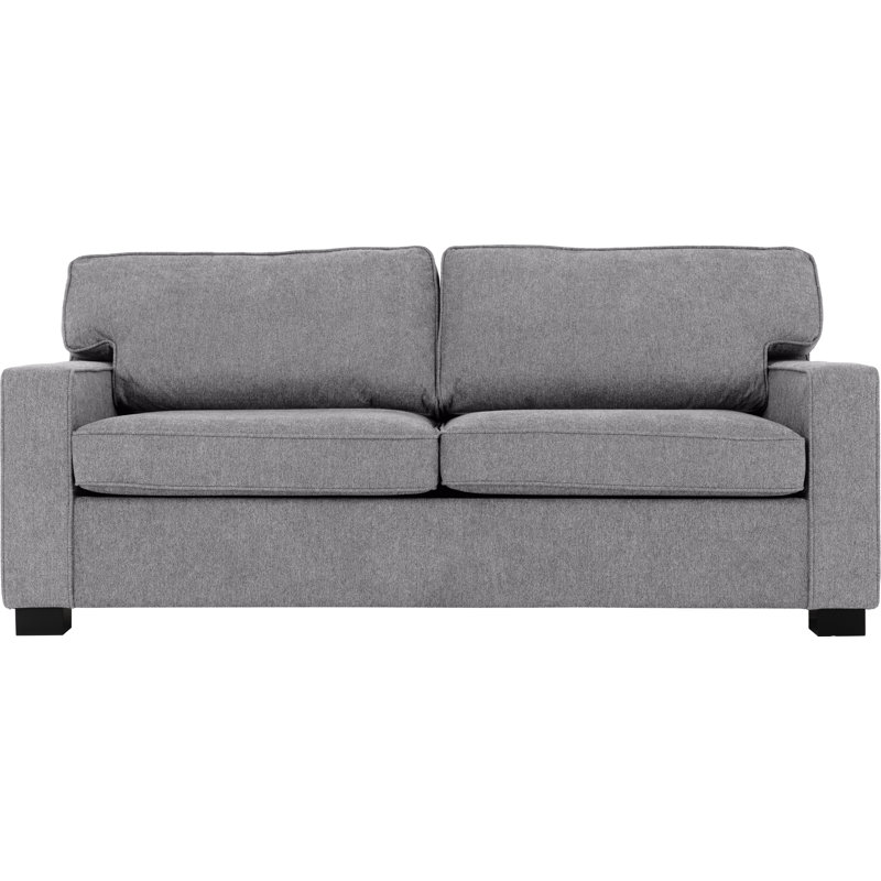 Berthal 2 Seater Fabric Sofa Bed, Light Grey