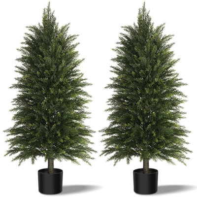 Artificial Cedar Fluffy Leaf Set