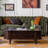 French light luxury solid wood coffee table