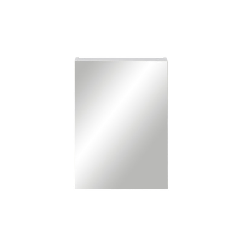 Cosmo 500mm W 707mm H Surface Frameless Medicine Cabinet Mirror 2 Adjustable, Glossy white