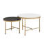 Ensemble de tables basses gigognes 2 pièces Modern Modern