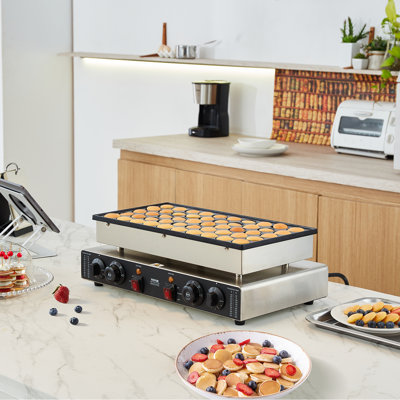 50 pièces mini-crêpière commerciale 43mm Dorayaki Baker 1700W
