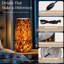 Lampe de table champignon multicolore en verre de style Murano avec gradateur-969134695