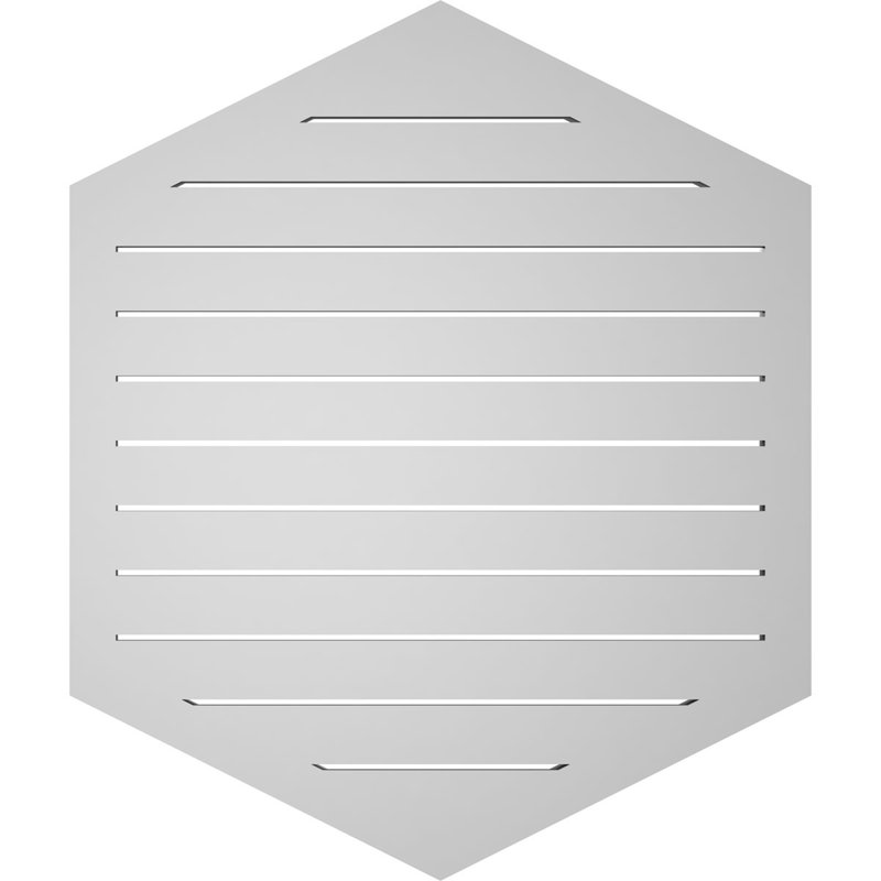 Pente verticale verticale en uréthane 6 pi, 38" H x 32" W x 1.5" D