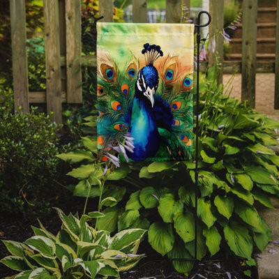 Drapeau de jardin paon_DAC3248