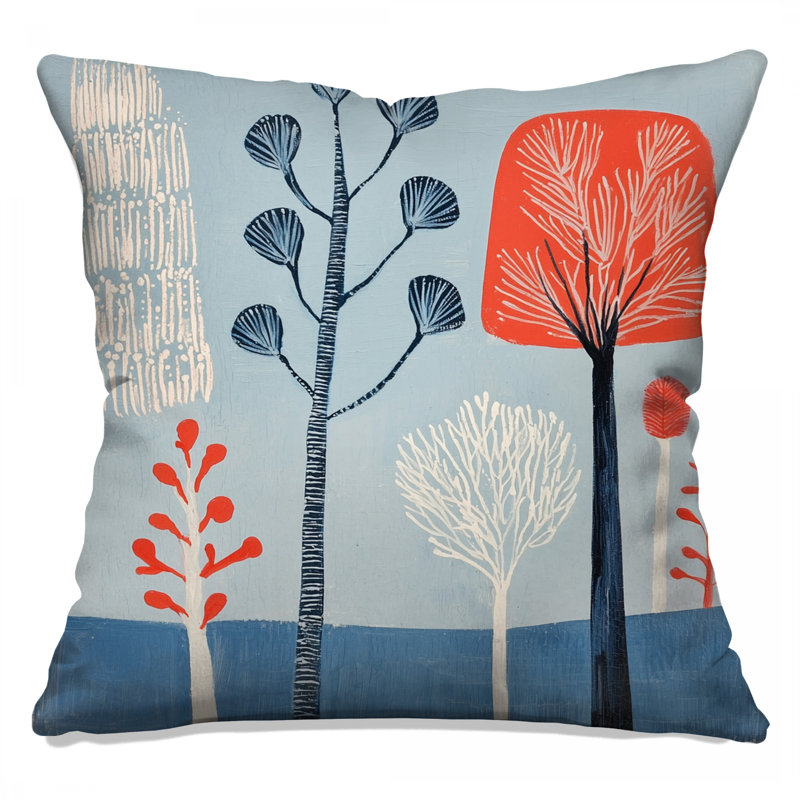 Coussin Trees, 14 X 14 pouces