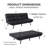 Kaiyla Upholstered 71'' Sleeper Sofa-653679336