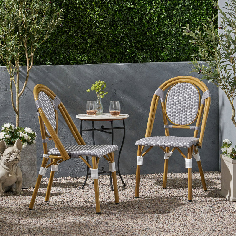 Chaise bistro (ensemble de 2), Grey