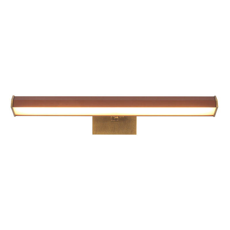 Gemma Wall Mounted, Vintage Brass/Burgundy