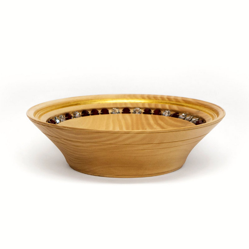 Ambrine 3 Piece Serving Bowl Set, 1, Brown/Marea, 16.14"
