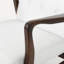 Fauteuil club moderne en similicuir Mid Century