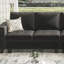 Fauteuil 2 places sans accoudoirs en velours Eyram, module modulaire pour canapé modulaire-802279986