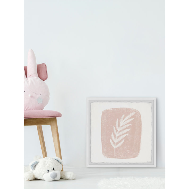 Falling Tropical Leaf - Single Picture Frame Painting, 30cm H x 30cm W x 3.81cm D