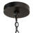 Daquante 12 - Light Solar Black LED Sputnik Pendant