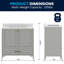Meuble-lavabo de salle de bain avec lavabo encastré, armoire et tiroir-914267740-914267742