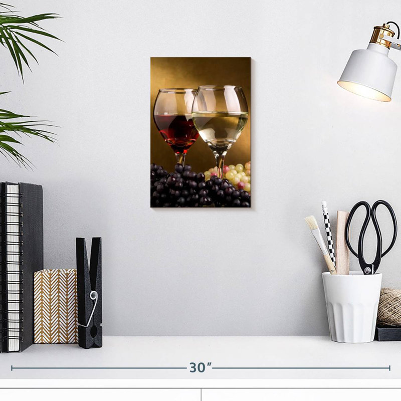 Yarlin Red And White Wine Grapes, 12" H x 8" W