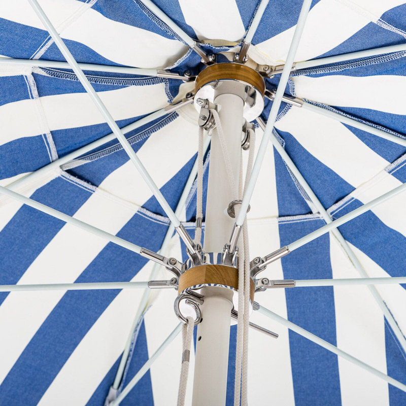 Patio 90'' W Umbrella, Blue/White
