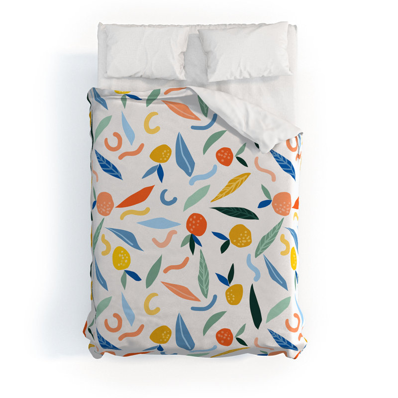 Housse de couette en microfibre bleue, Housse de couette pour grand lit