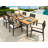 Outdoor Furniture Rhodes 5 Piece Dining Set with 72 in. Table-70572005-70572011