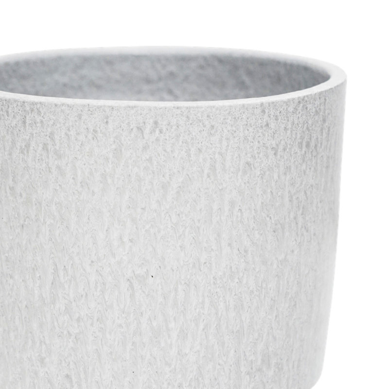 Wesley Marble White Planter H22cm D26cm