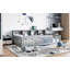Wood Twin XL Size Floor Bed With Storage Cabinets And USB Ports-1411125632