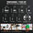 VEVOR Diamond Core Drill Bit Set, 7 PCS Diamond Hole Saw Kit for Dry and Wet, with Storage Case