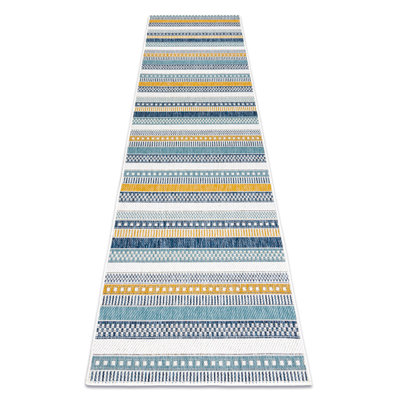 Lundeen Striped Indoor / Outdoor Area Rug