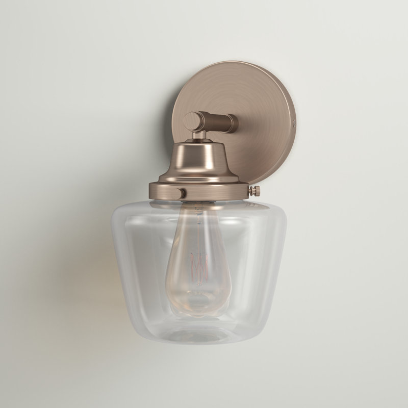 Parc Armed Sconce, Brushed Polished Nickel