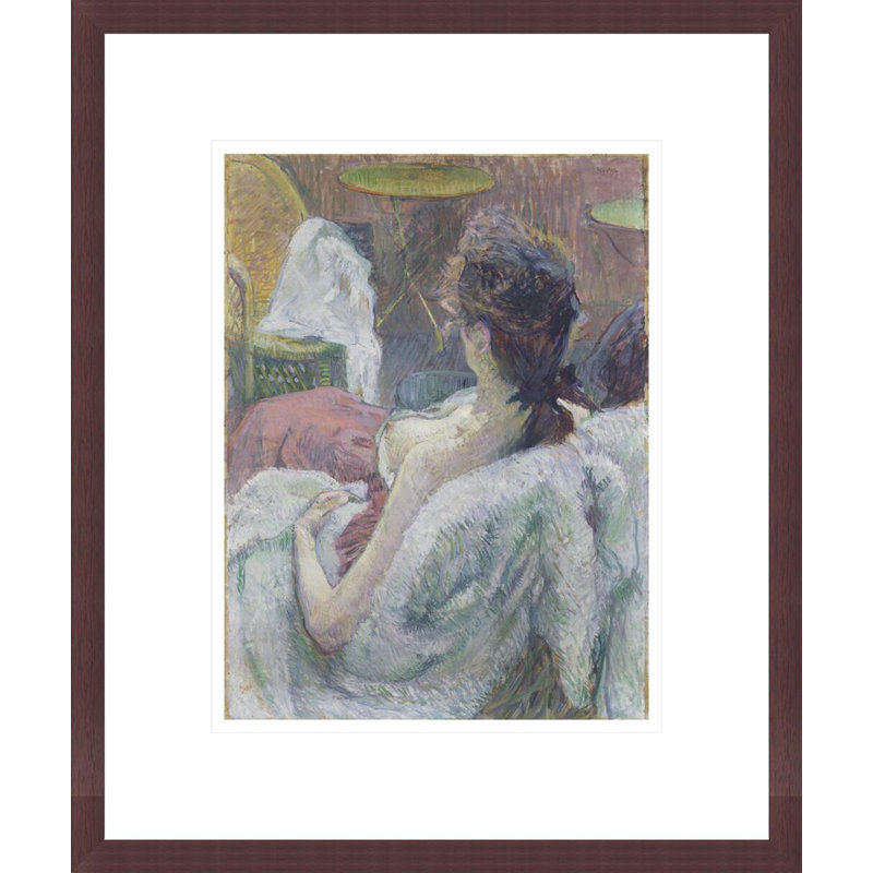 «The Model Resting» par Henri de Toulouse-Lautrec, impression giclée sur cadre, H 16,42 po x l 13,75 po