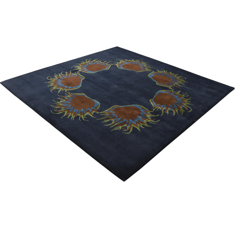 Tapis bleu marine rectangulaire 7 pi Pineland