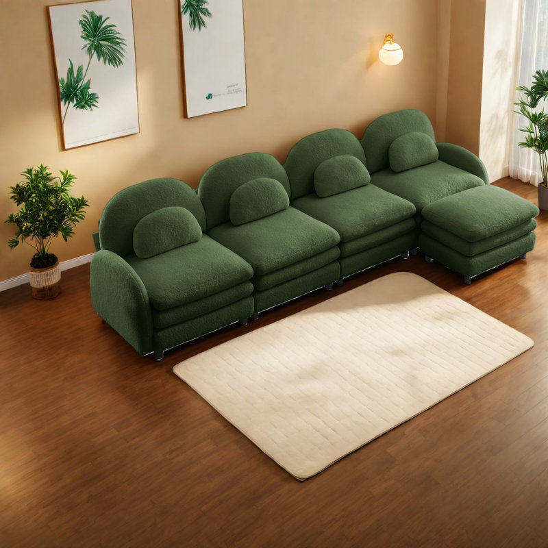 Canapé modulaire moderne 4 places Teddy Cloud Comfort, Teddy