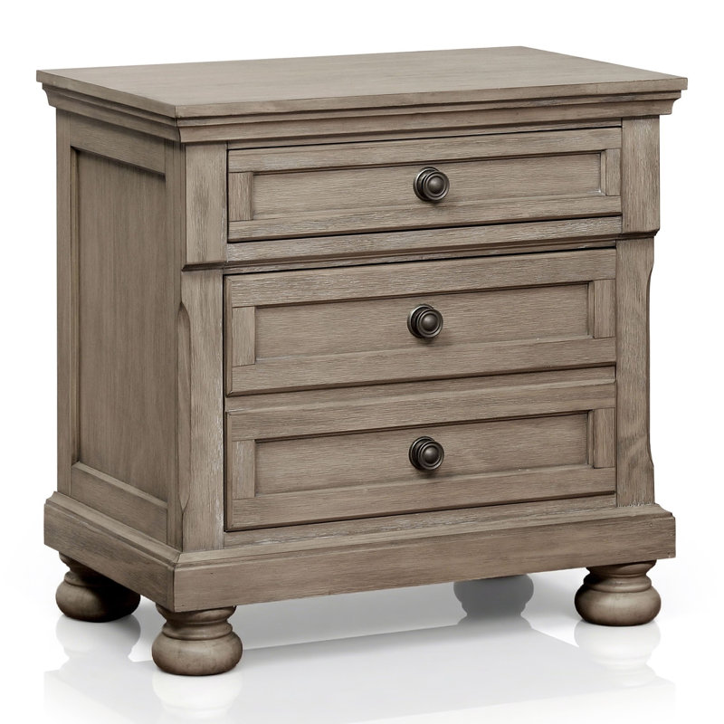 Ensemble de chambre à coucher 3 pièces Ikko, Très grand, Trois pièces : lit, 2 tables de chevet