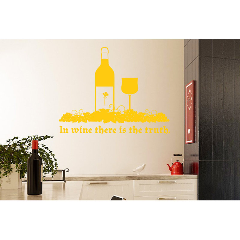 Food & Beverage Wall Decal, Dark Yellow, Large