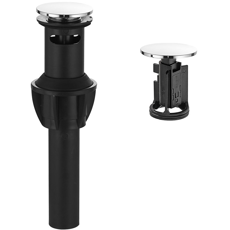 Plastic Pop Up Drain 2.2'' W Pop-Up Yes, Polished Chrome