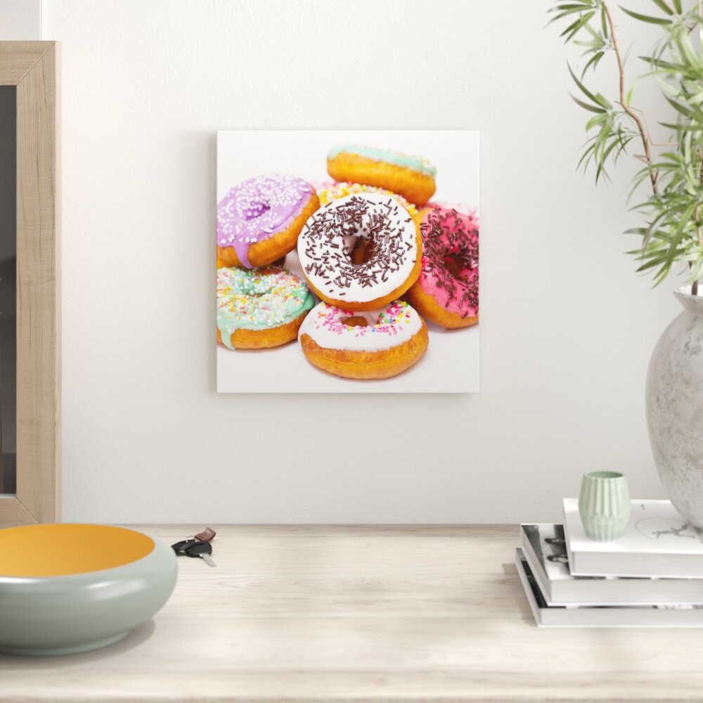 Leinwandbild Bunte Donuts