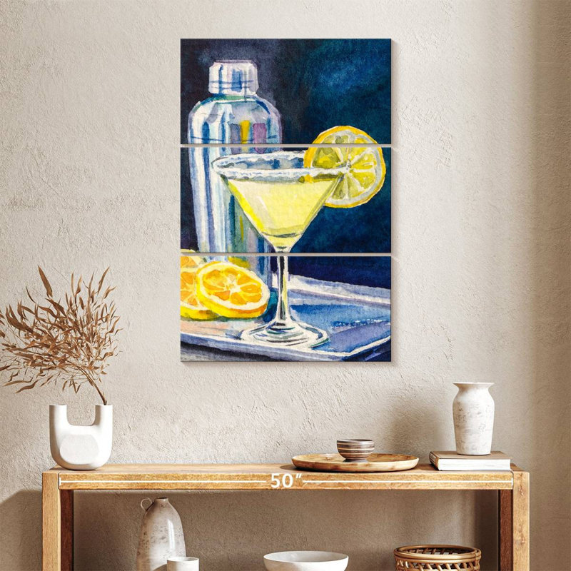 Yarlin Lemon Martini, 38" H x 24" W