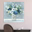 Be Happy Blue by Sally Swatland - Wrapped Canvas Painting-523420105