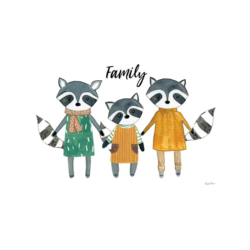 Neighborhood Pals X Family by Farida Zaman - Wrapped Canvas Print, 20.32 cm H x 30.48 cm W