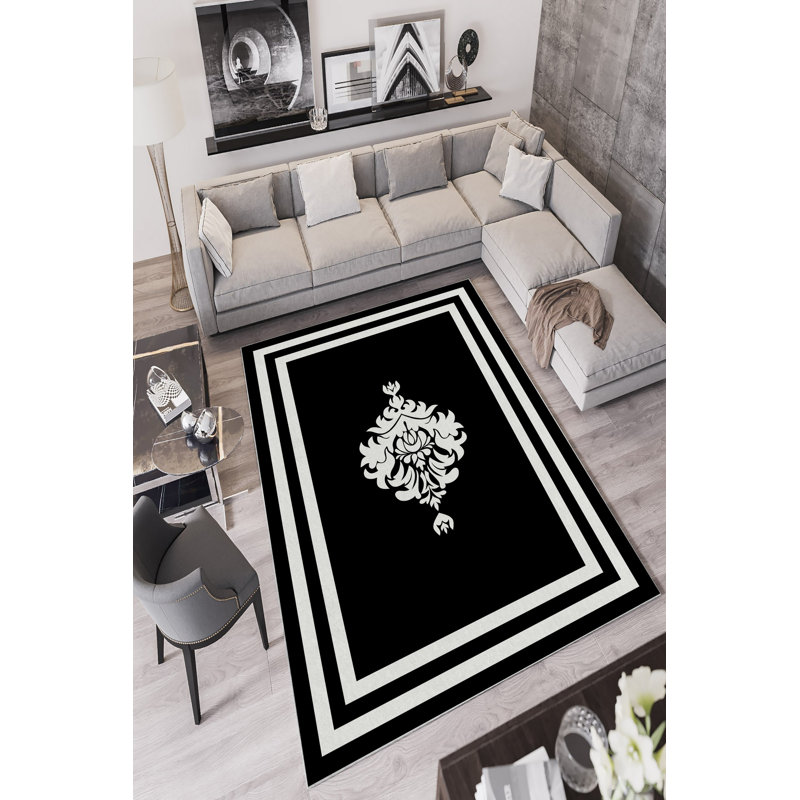 Antibacterial Non-Slip Carpet, 100% Polyester, 47.2 x 70.9 Inches | Eco-Friendly, Machine Washable, 650 g/m², 0.2 in Pile Height, Digital Print Design | Durable & Stylish Floor Covering for Home & Office
