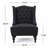Danni-Lee Tufted High Back Accent Chair Club Chair Upholstered Chair Wingback Chair Living Room Chair-1633812873